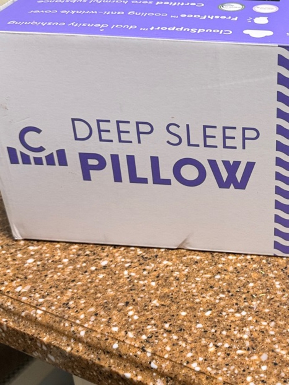 Cushion Lab Deep Sleep Pillow Ergonomic Memory Foam Neck Support NEW